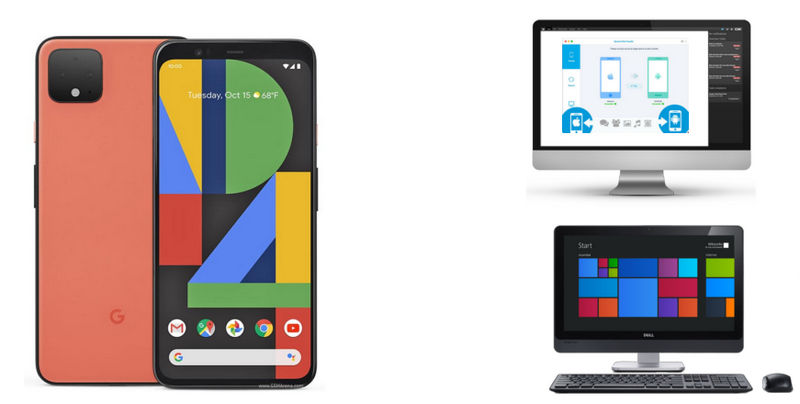 transfer data from google pixel 4 to pc