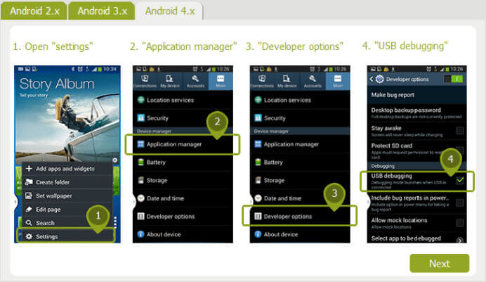 USB Debugging on Android 4