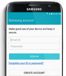 Create a Samsung account