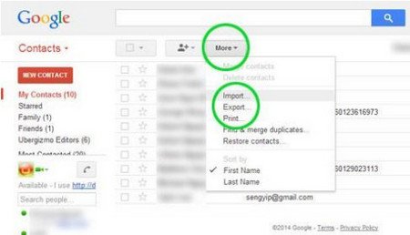 google contacts