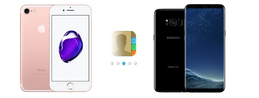  transfer contacts from iPhone to Samsung Galaxy S8