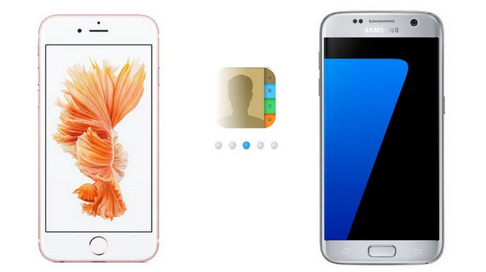  transfer contacts from iPhone to Samsung Galaxy S7