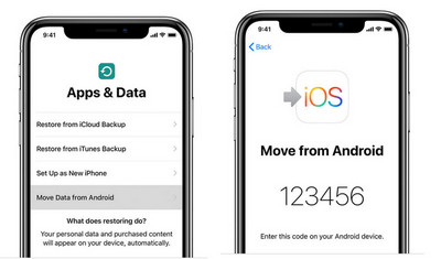 sync android data to iOS 13 devices