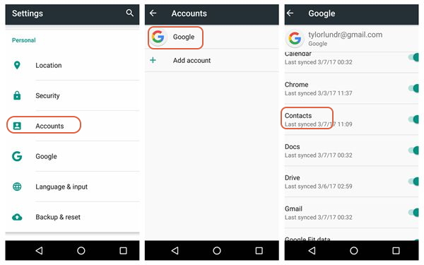 two methods for transfer contacts from iphone to gmail ...