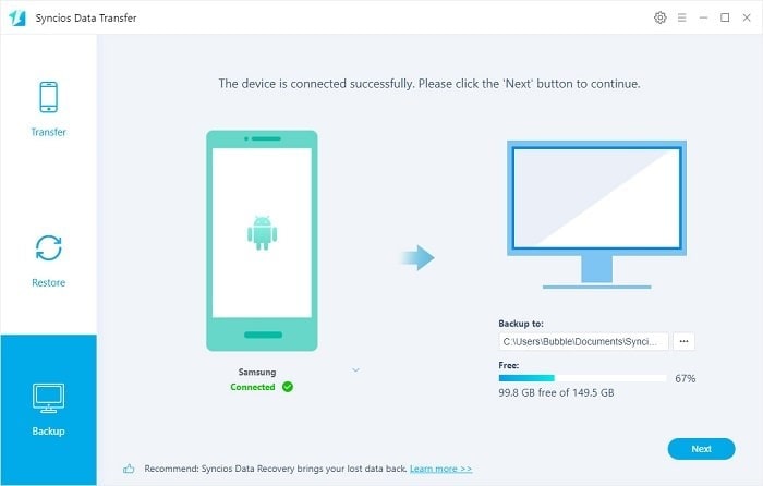 transfer data between iphone and samsung