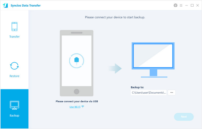 data backup window