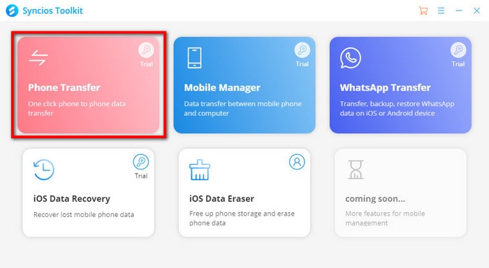 start up data transfer tool