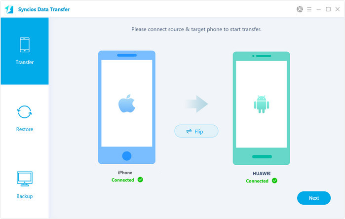 Free iOS vs. Android transfer