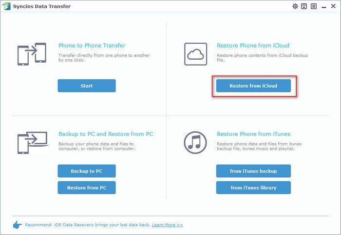 iCloud to Samsung Galaxy S9 transfer