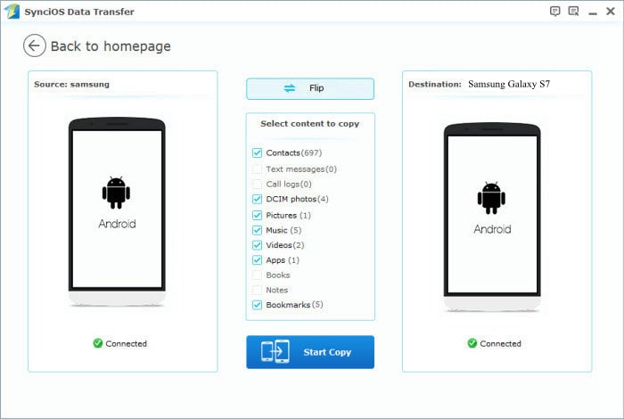 samsung s5 to samsung galaxy s7