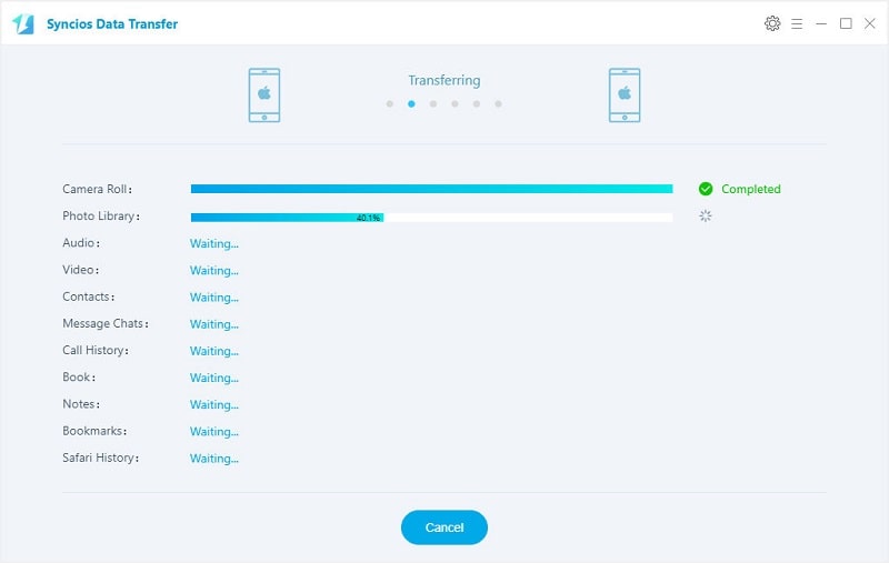 transfer data from iPhone to iPhone XS