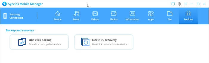 one-click backup and restore android data