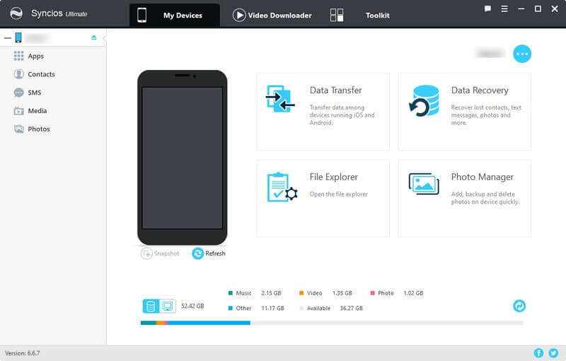 Backup Samsung data to PC. 