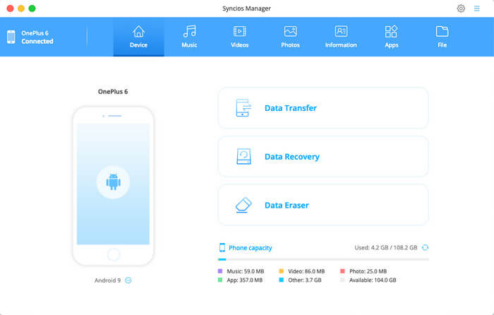 Backup and restore Android data on Mac