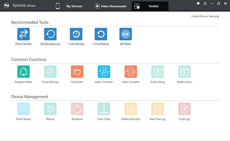 phone data transfer tool on syncios mobile manager